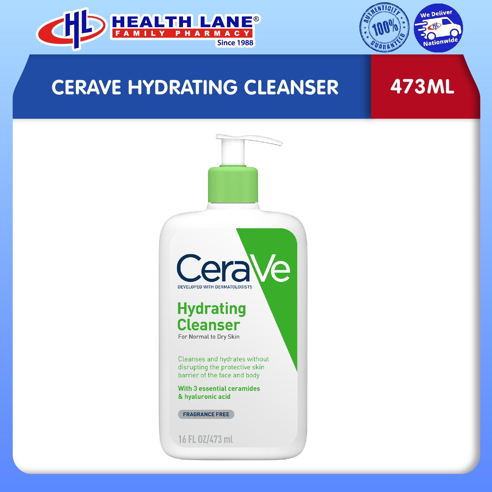 CERAVE PELEMBAP PENCUCI (473ML)